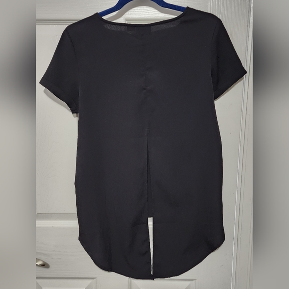 Noisy May Black Short-Sleeve Blouse xs - Picture 2 of 5